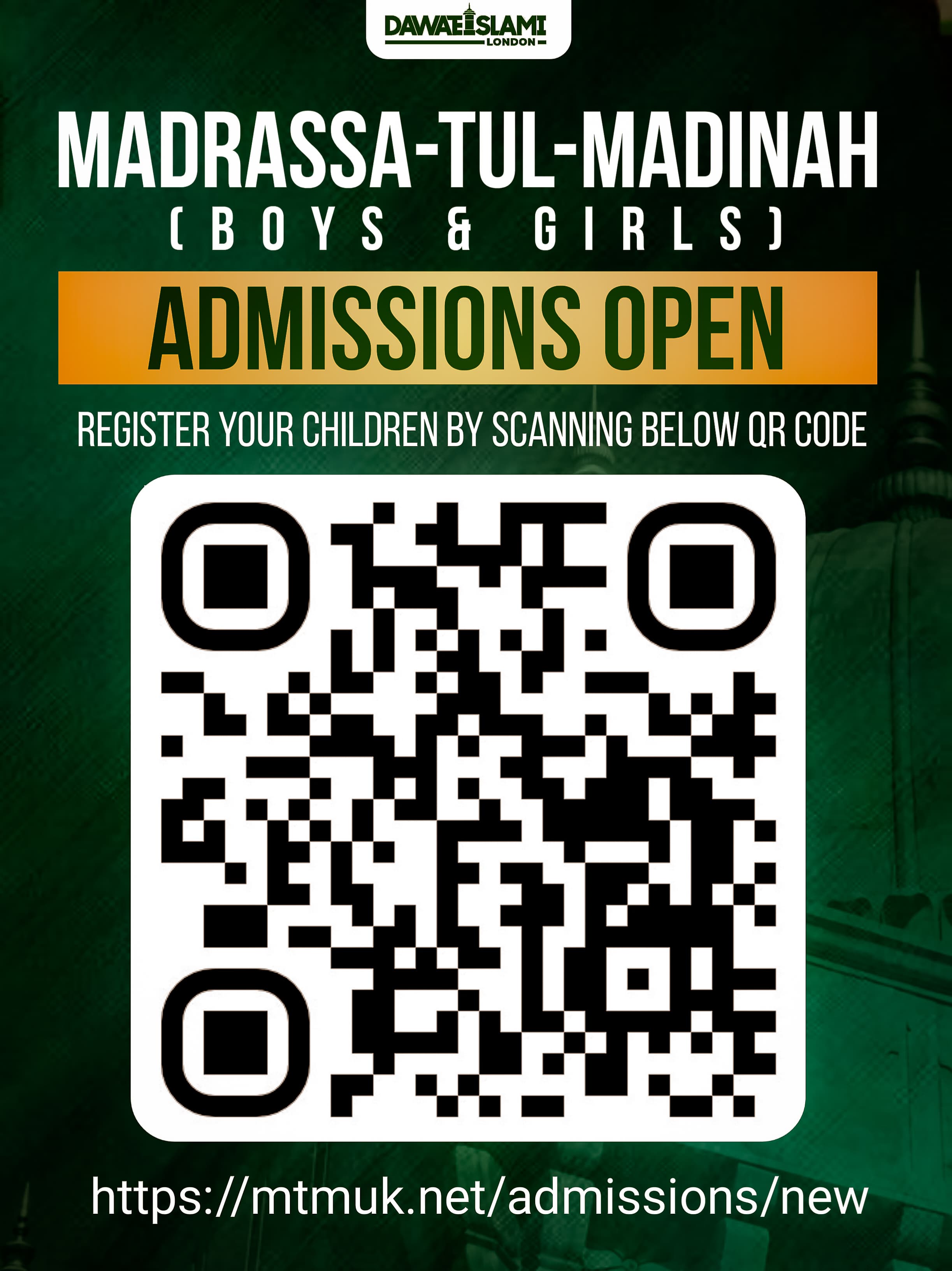 Enrollment Information Poster